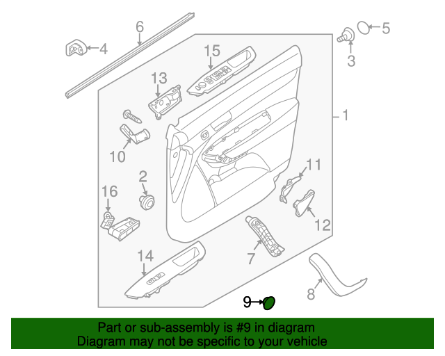 20142015 Kia Sorento Cap 82734 2P000UP QuirkParts
