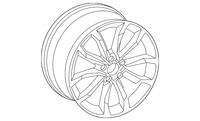 2019 Audi Wheel, Alloy 8W0-601-025-H | Audi USA Parts
