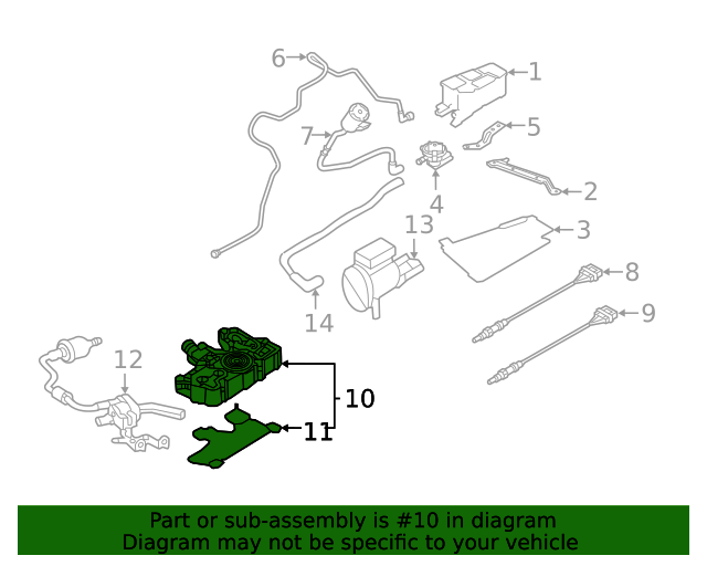 20202022 Audi Engine Crankcase Vent Valve 06Q103495B Audi USA Parts
