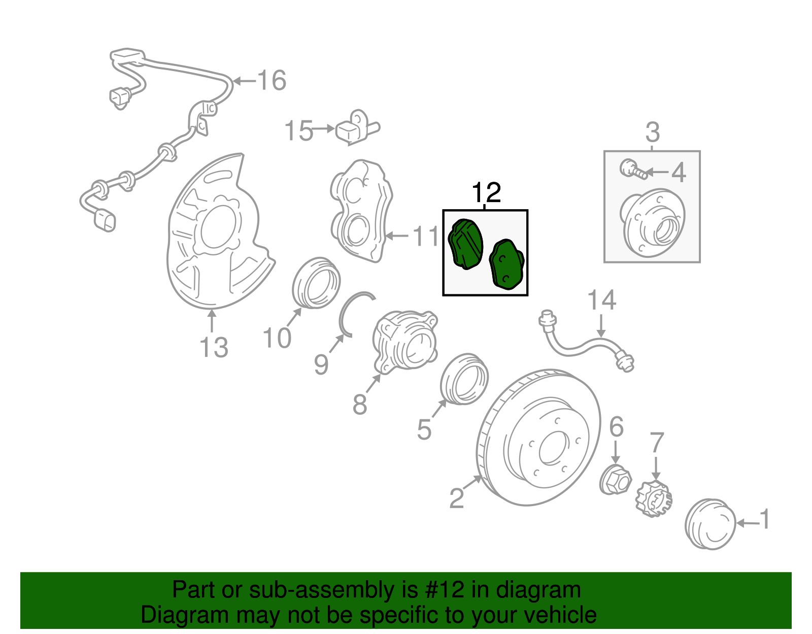 Front Brake Disc Replacement Kit A-Premium 12.56 Inch(319 Mm) Front Drilled  And Slotted Disc Brake Rotors + Ceramic Pads Kit Compatible With Select  Toyota Models - 4Runner 2003-2009, FJ Cruiser 2007-2014, Tacoma