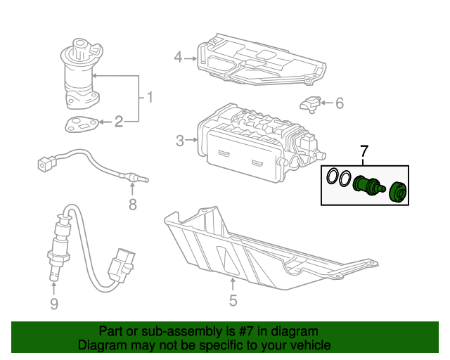 20072017 Honda 0711 CRV and 1117 Odyssey Canister Vent Shut Valve