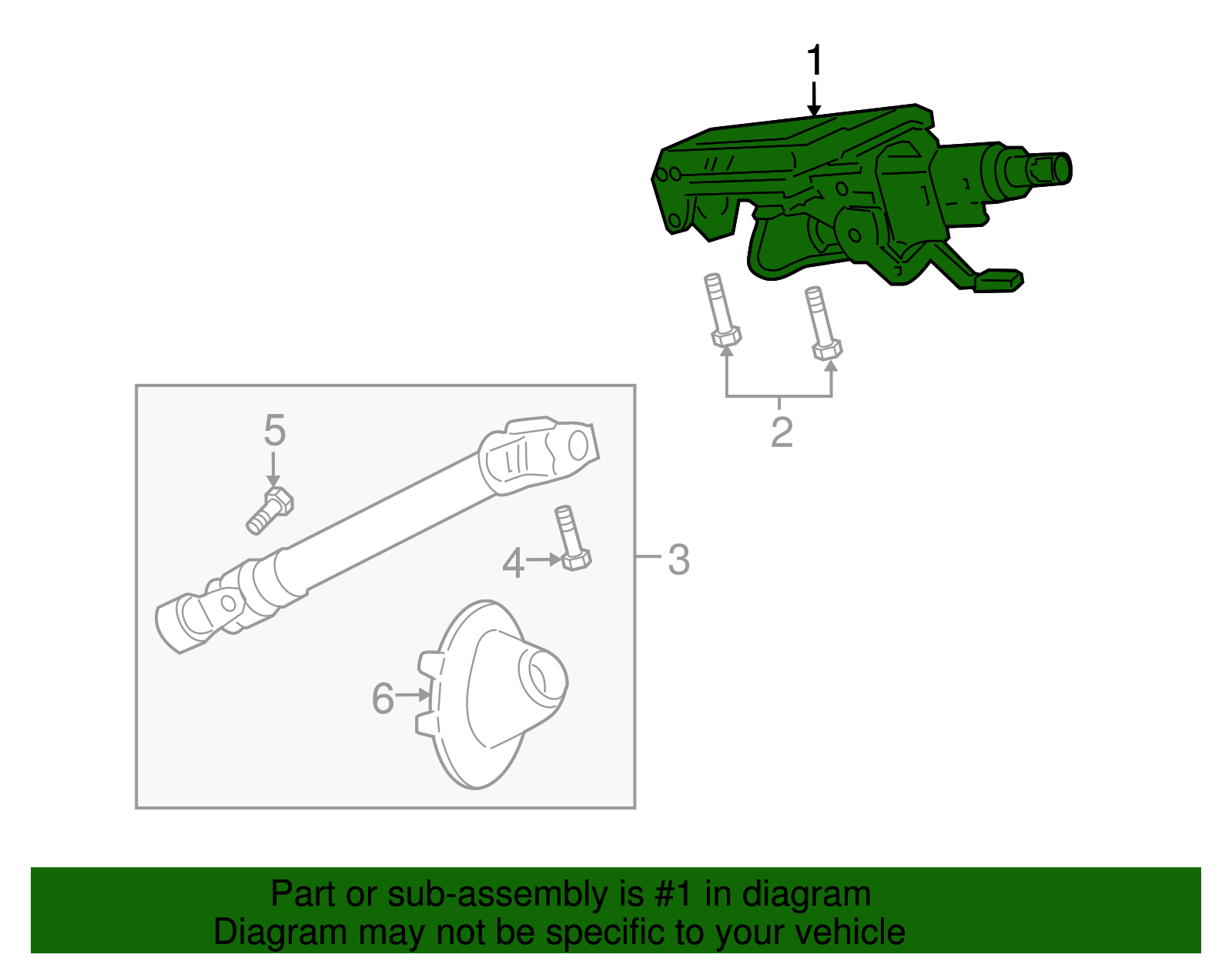 Steering Column - GM (92268971)