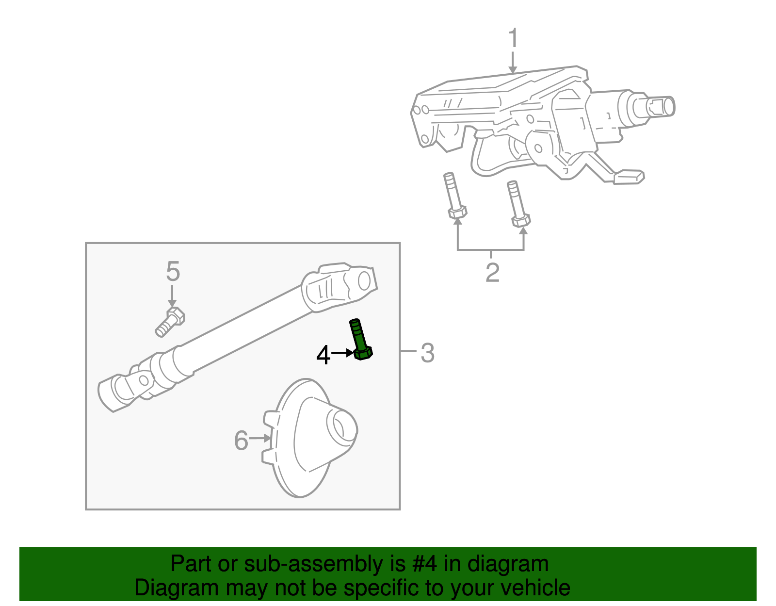 Bolt, Inter Strg Shf - GM (92245299)