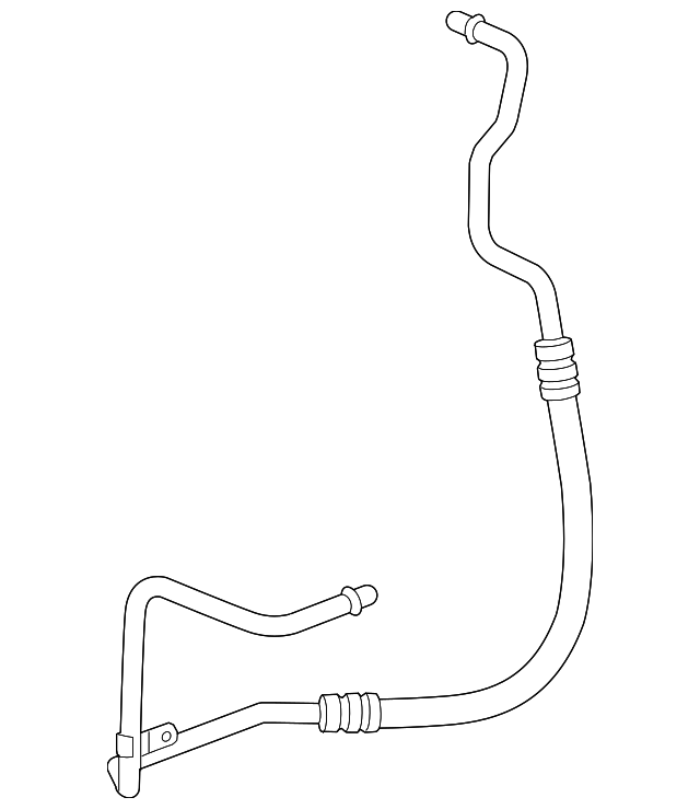 95353114 GM Transmission Fluid Cooler Outlet Pipe GM Parts Store