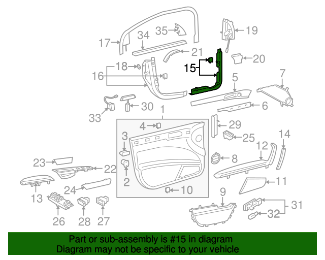 Frame Trim 3D0-867-052-E-75R