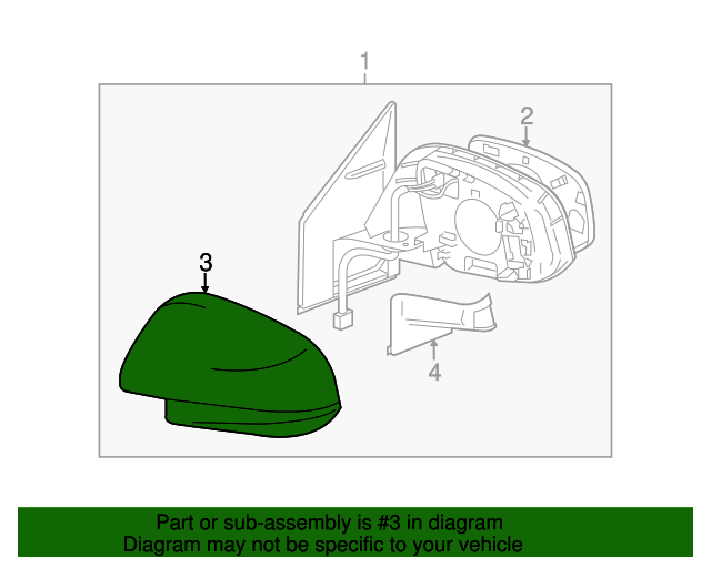 20152018 Toyota RAV4 Mirror Cover Left 879450R090 Cheapest Factory