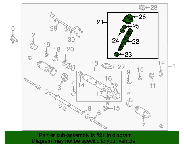 4421006080 Pinion Assembly 1997 Lexus ES300 Longo Lexus Parts