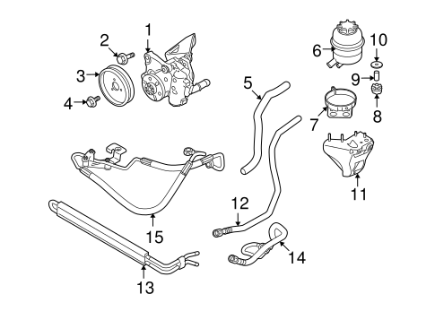 Pump & Hoses for 2008 BMW 335i BMW Parts Center