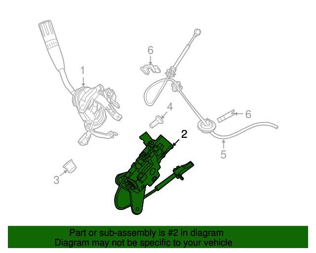 Genuine OEM Ford Part Gear Shift Assembly 8C3Z7210AA Genuine OEM