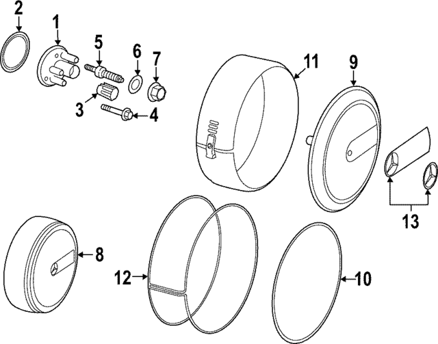 463-890-21-00-64 - Front Cover 2019-2023 Mercedes-Benz | Mercedes