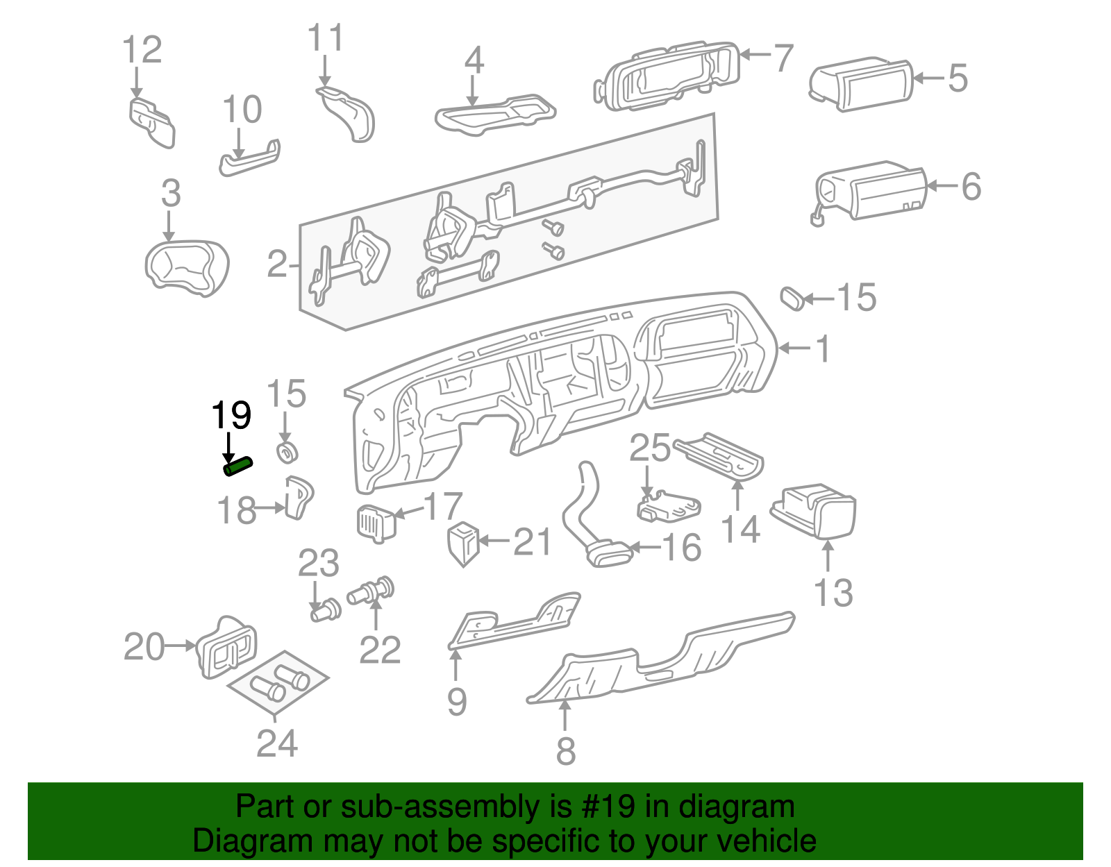 GM OEM Door Jamb Switch 15739935 - Chevy GMC Cadillac B47D