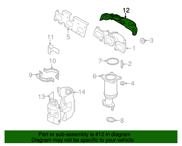 CY0113390A Heat Shield 20072015 Mazda Werner Mazda Parts