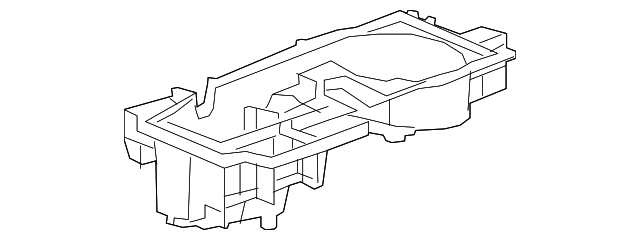 Heater, Air Conditioning Evaporator, and Blower Lower Case - GM (95920122)