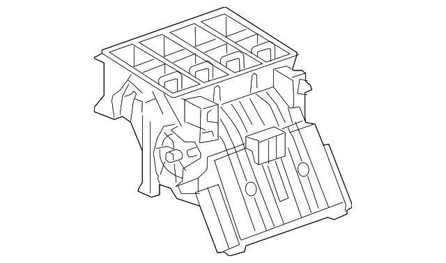 Heater and Air Conditioning Evaporator Case - GM (95920157)