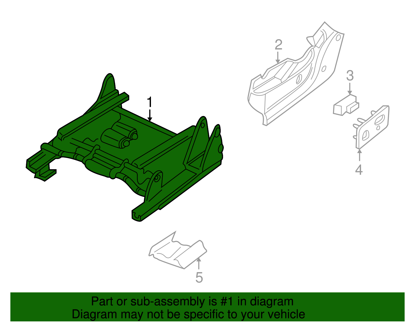 Driver Seat Adjuster - GM (88940274)