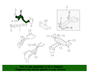 7L8-254-400-FX - Catalytic Converter 2007-2008 Audi Q7 ...