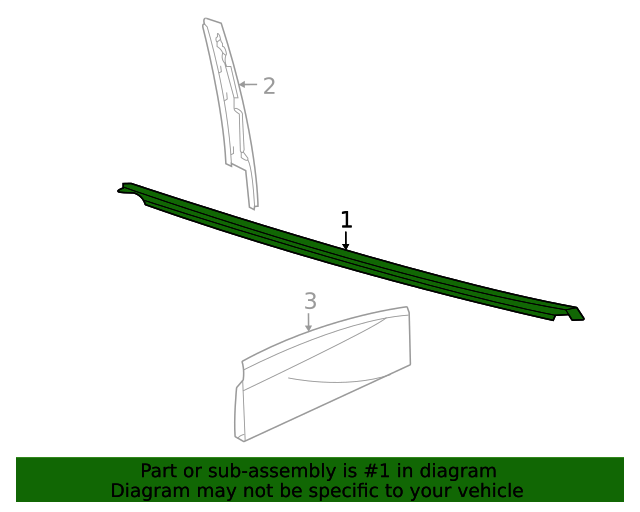 Belt Molding 11A-839-478-B-5AP
