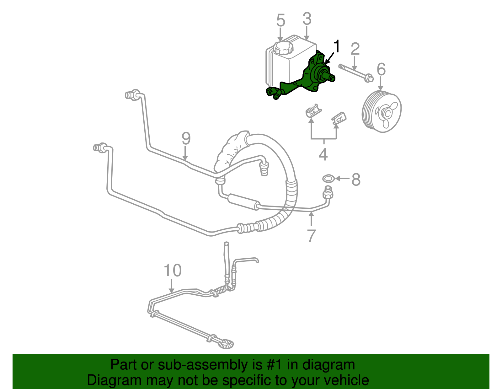 Power Steering Pump - GM (19433009)