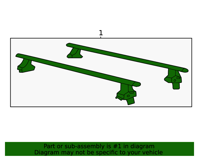 20152021 Ford Edge Roof Luggage Carrier Side Rail FT4Z5855106BA