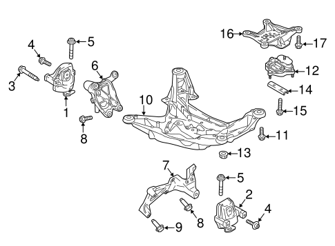 Engine & Trans Mounting for 2020 Audi S4 | OEM Parts Online 