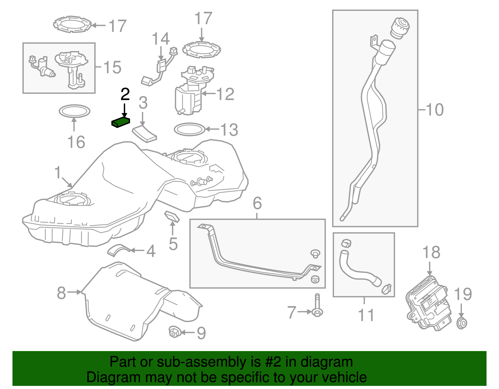 Fuel Tank Insulator - GM (92274167)