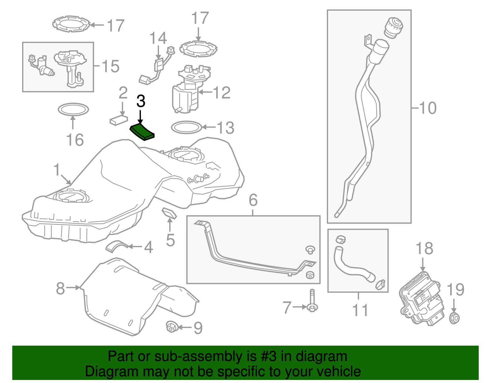 Fuel Tank Insulator - GM (92274168)