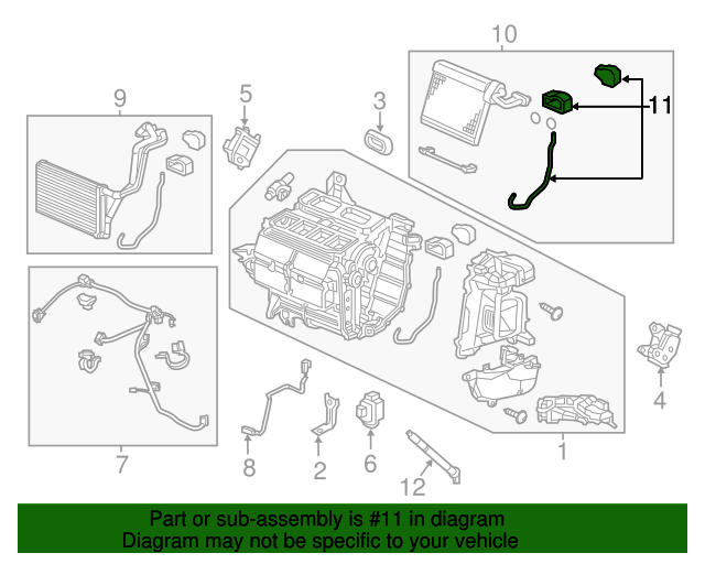 20122015 Honda Civic Valve Assembly, Expansion 80221TS8A02 Honda