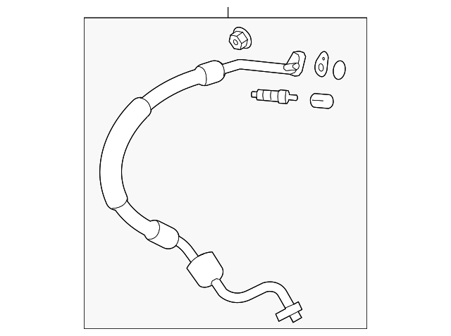Genuine Ford Return Hose CL3Z-19867-C