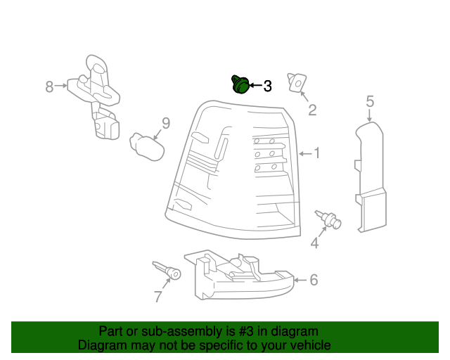 20082021 Toyota Tail Lamp Assembly Guide 8149628010 Lynch Toyota
