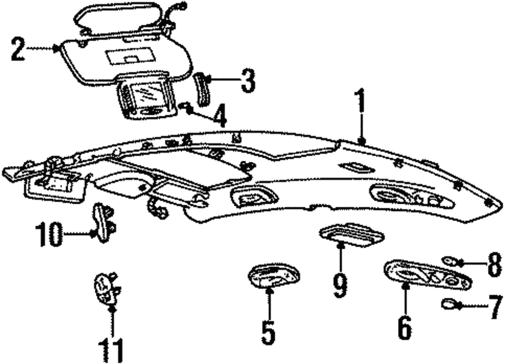 Headliner - Ford (YF3Z-5451916-FAB)