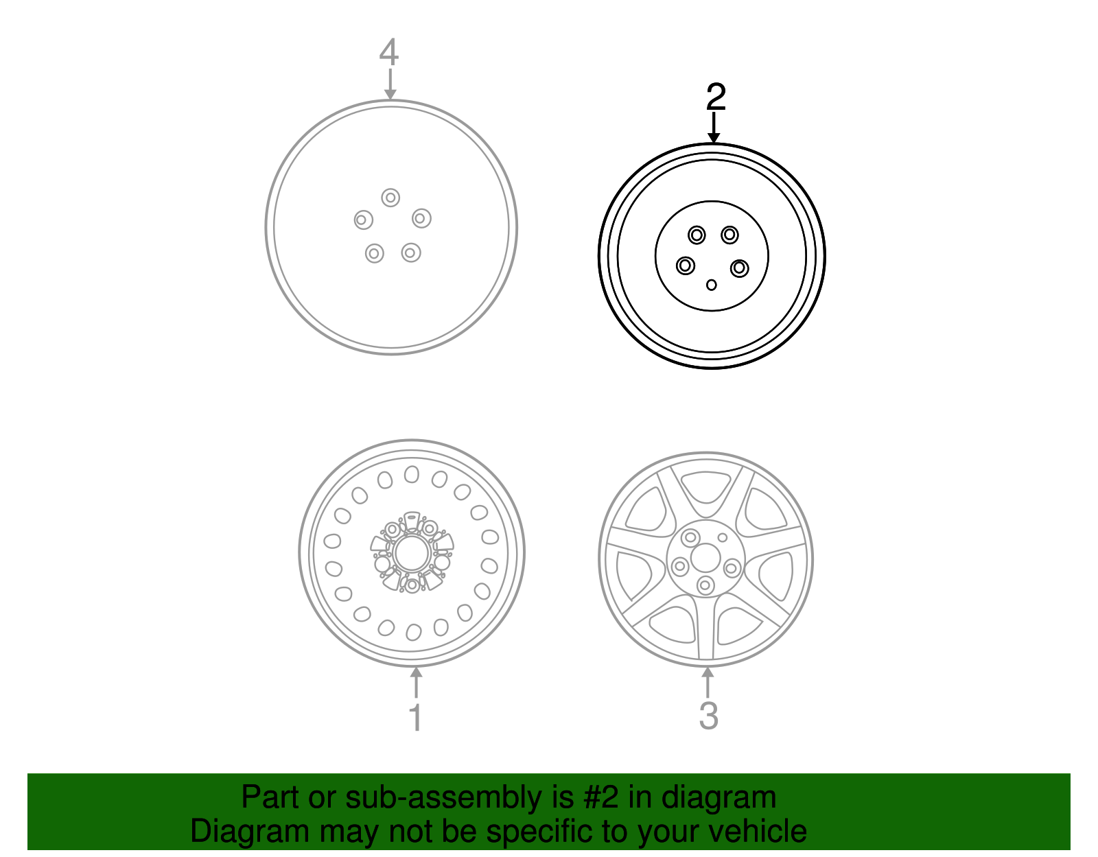 Spare Wheel - Ford (YF1Z-1007-EA)