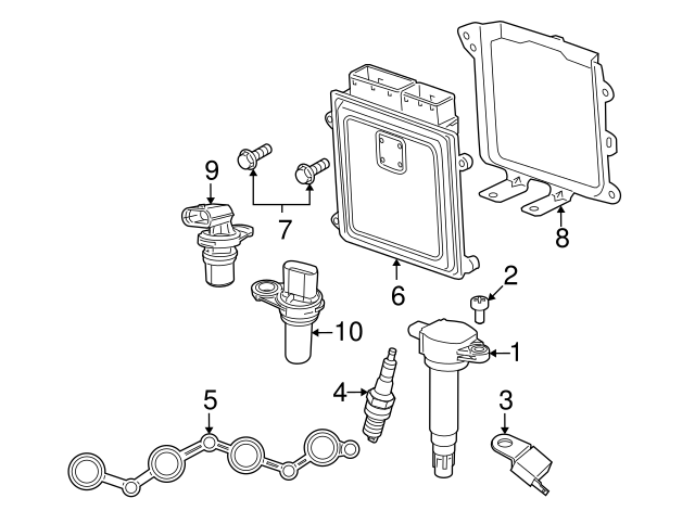 15 17 Jeep Engine Control Module ab Jeep Parts For Less
