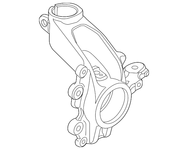 20132018 Ford Focus Steering Knuckle CV6Z3K186C QuirkParts