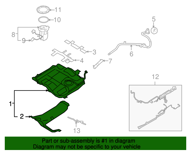 20072010 Ford Fuel Tank at4z9002c