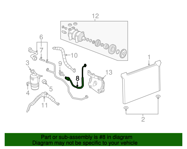 22876351 GM Air Conditioning Hose Assembly GM Parts Store