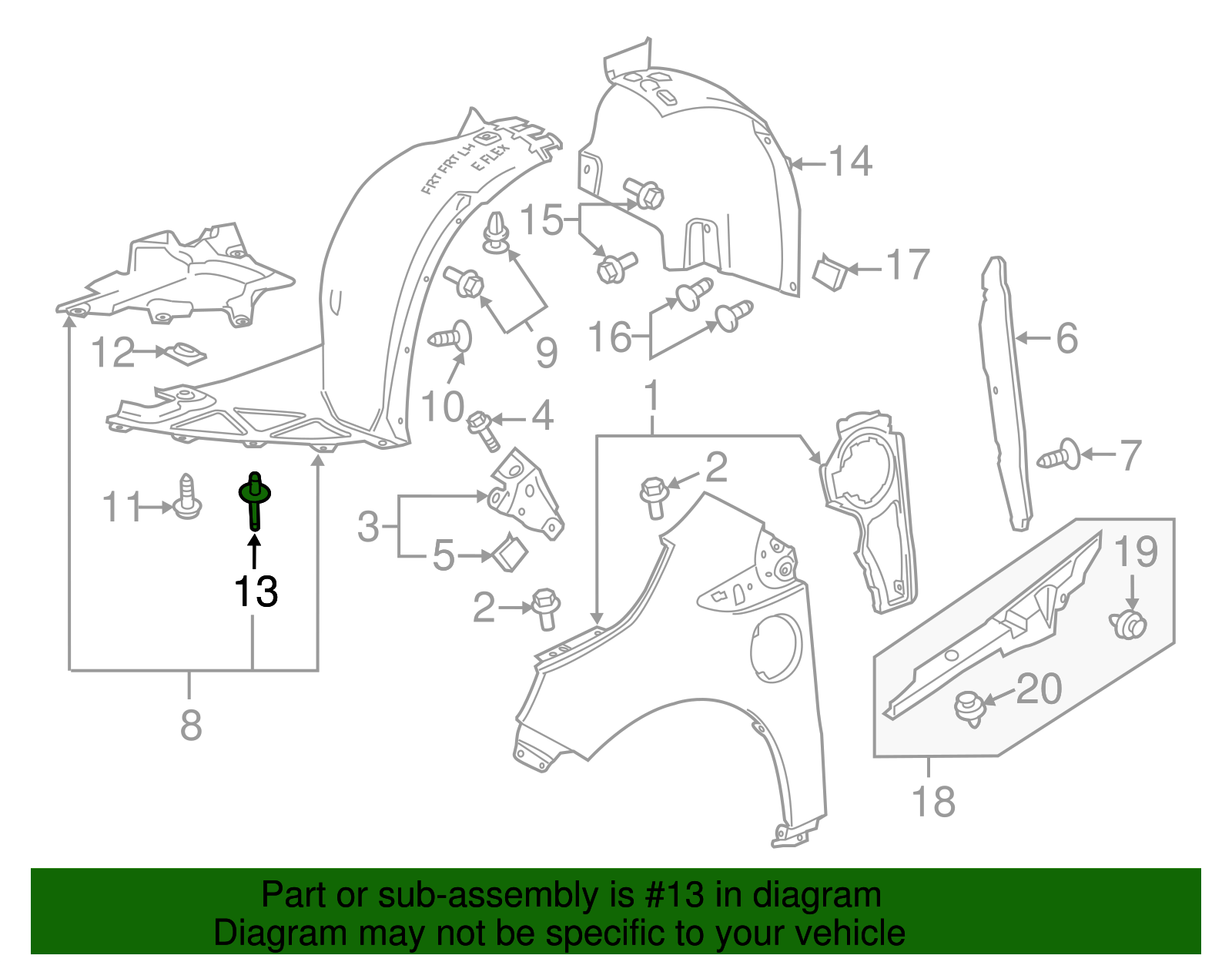 Multi-Purpose Rivet - GM (11588308)