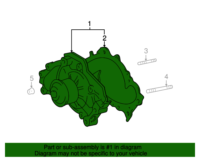 1610029085 Water Pump Assembly 19942008 Lexus Lexus of Stevens