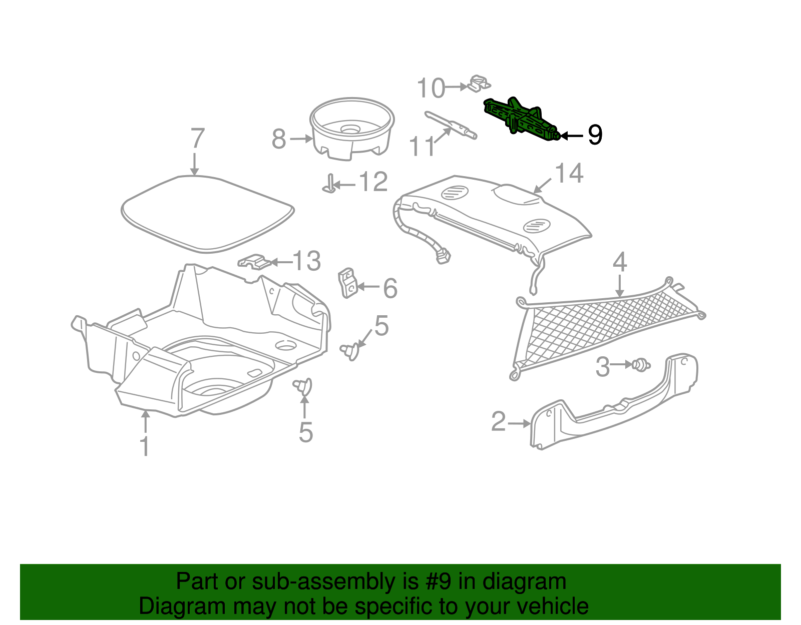 Jack Assembly - Buick (25737070)