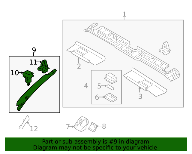 Upper Windshield Molding For 2016-2021 Mazda MX-5 Miata - Direct Replacement For OEM Part #N243-50-8X0N (Black)