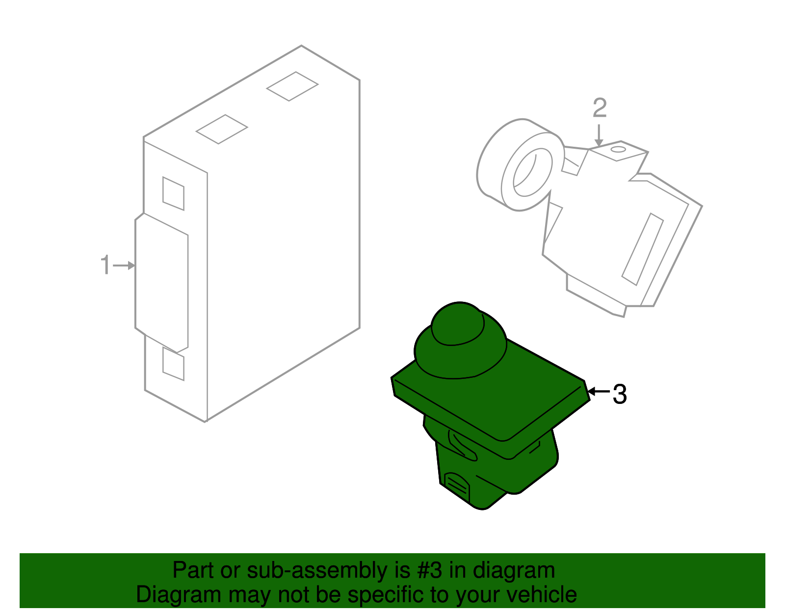 Theft Deterrent Hood Switch - GM (96813276)