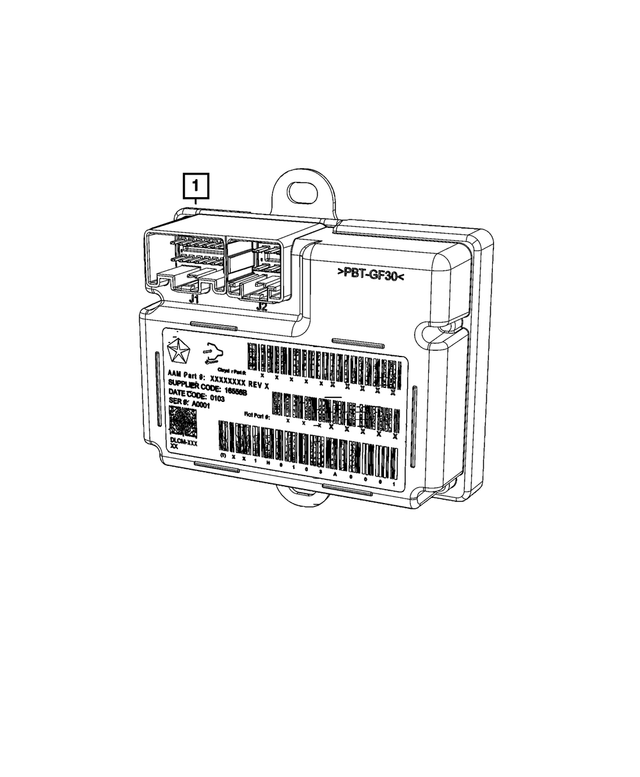 20202024 Chrysler Pacifica Drive Train Control Module 05150999AD