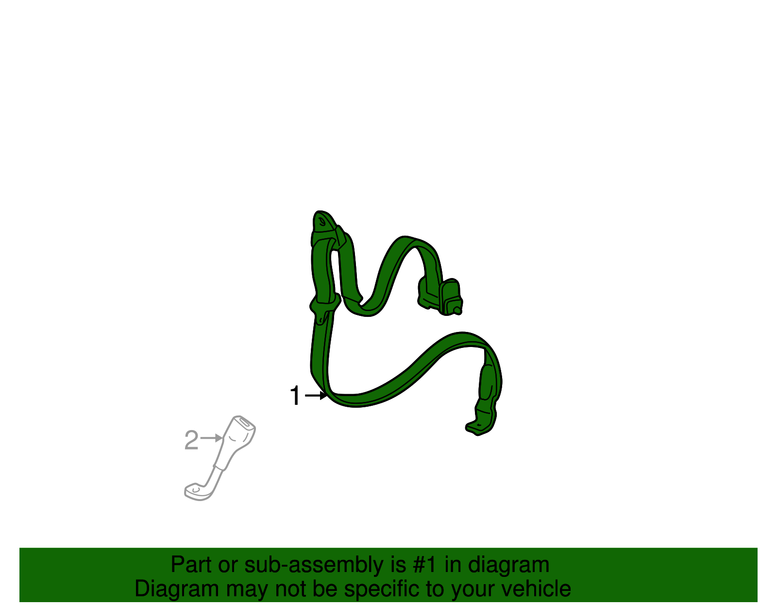Lap & Shoulder Belt - GM (12375461)