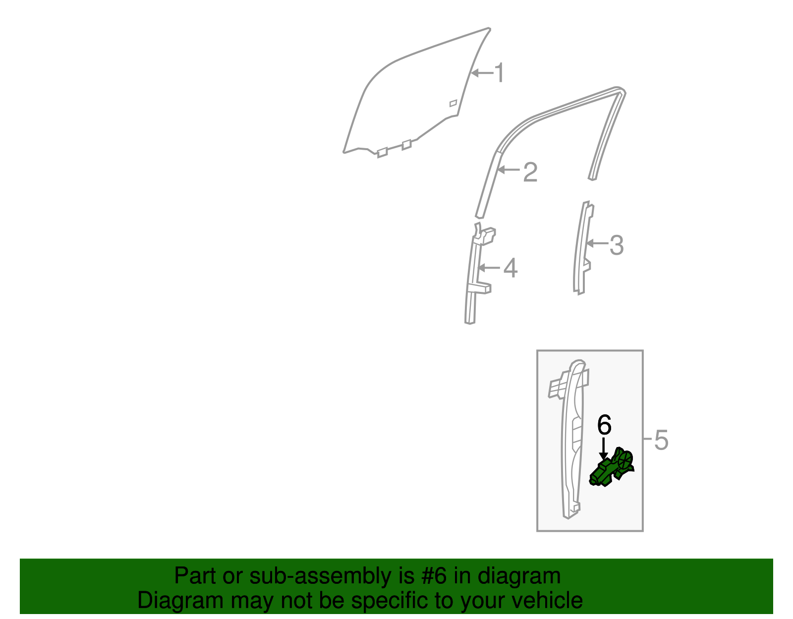 Window Motor - Buick (25783493)