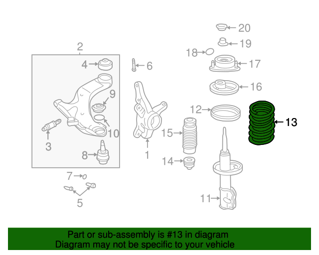 20012006 Hyundai Elantra Coil Spring 546302D020 OEM Parts Online