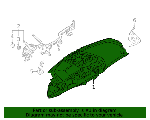2019-2024 BMW Instrument Panel 51-45-7-950-805 | OEM Parts Online