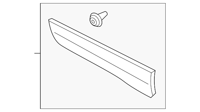 2013-2019 Ford Escape Trim Molding - Driver's Side (LH) CJ5Z-7822621-AA 2013-2019 Ford Escape Trim Molding - Driver's Side (LH) CJ5Z-7822621-AA