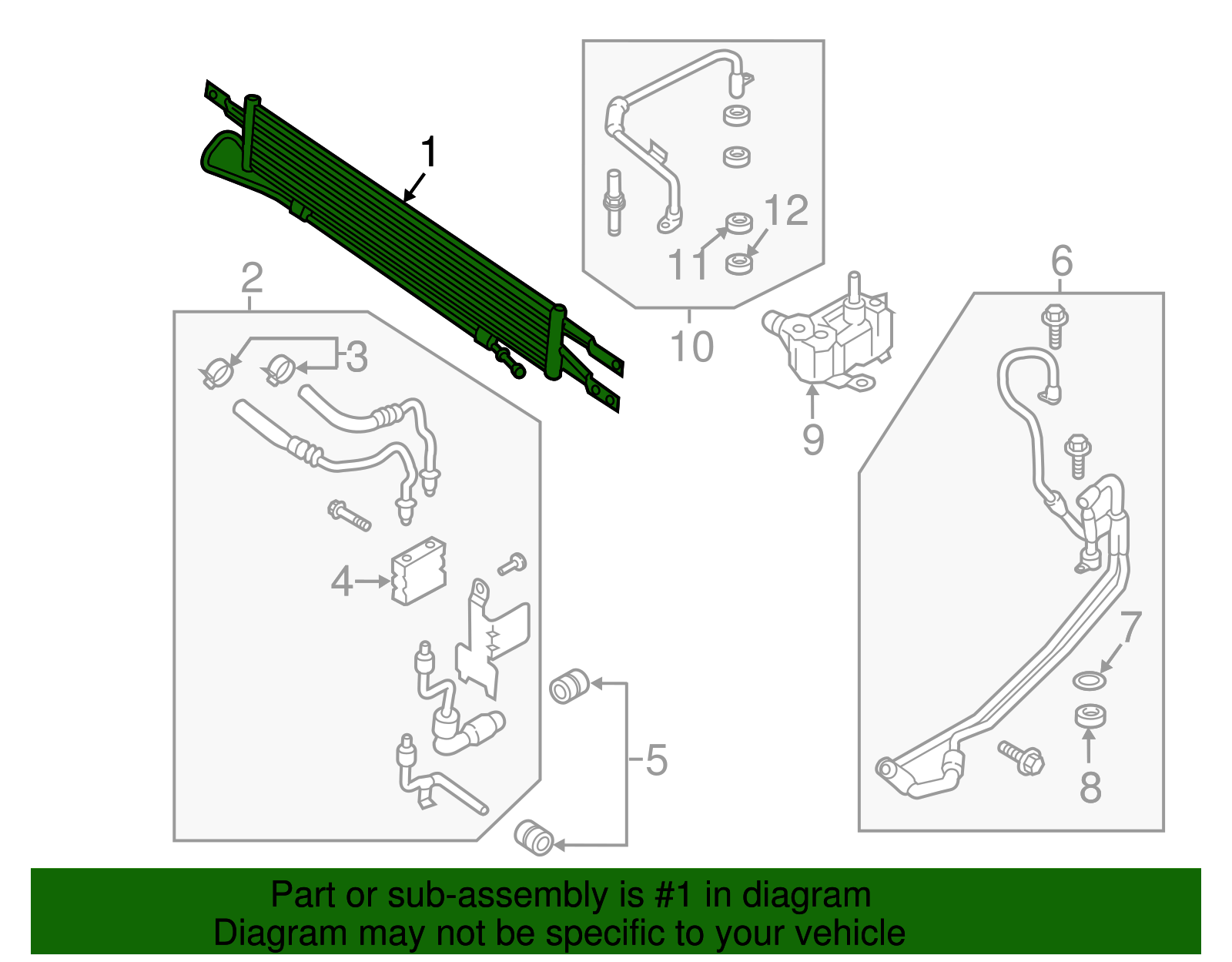 Trans Cooler - Ford (GR2Z-7A095-C)