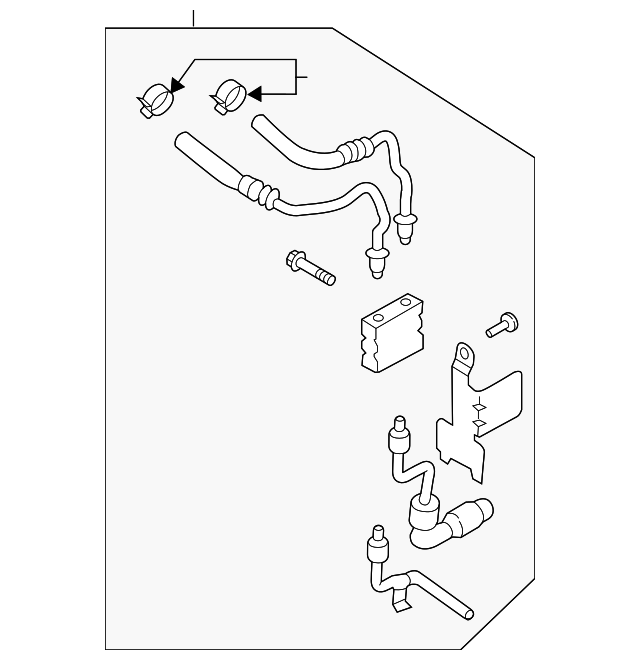 Cooler Pipe - Ford (HG9Z-7R081-C)