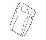 11892051009E43 - : Seat Back Cover for Mercedes-Benz: CLA 250, CLA 35 AMG&amp;reg;, CLA 45 AMG&amp;reg; Image