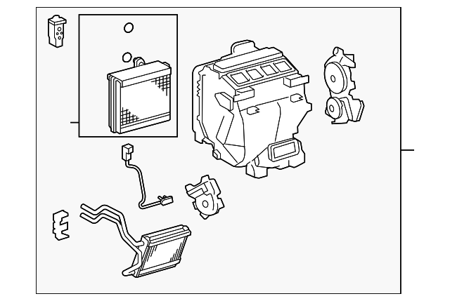 HVAC Unit Case Assembly - Toyota (87050-48301)